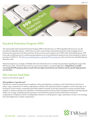 Paycheck Protection Program Q&A