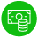 dollar bill and coins icon