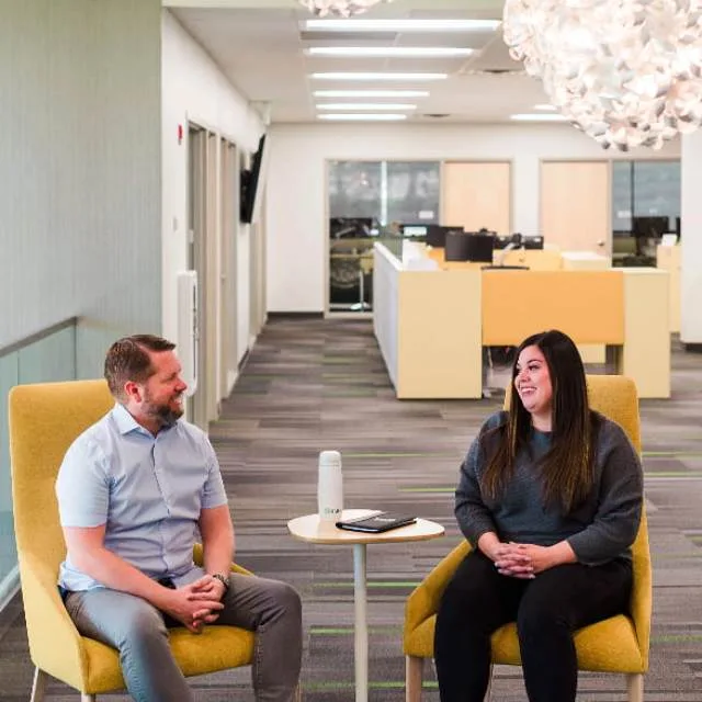 Stock photo of people working in an office